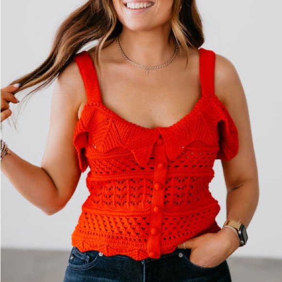 Blu Pepper Red Top - Picture 1 of 3
